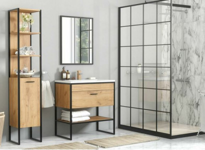 Bathroom furniture set sink 3-piece room