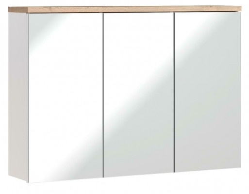 Mirror cabinet wall cabinet bathroom cabinet with mirror 100 cm