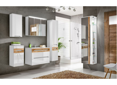 Design bathroom furniture, bathroom 5-piece set, decorative ensemble, cabinet, sink