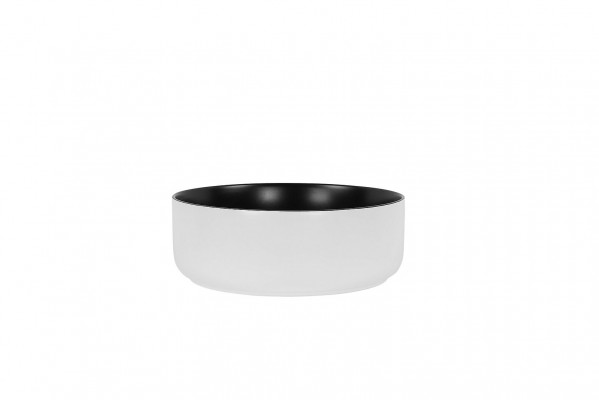 Round basin countertop sink black white basin washstand