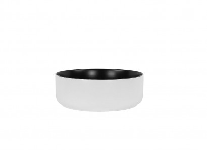 Round basin countertop sink black white basin washstand