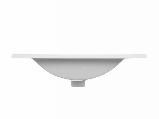 Vanity built-in sink washbasin 81 x 46 cm white vanity