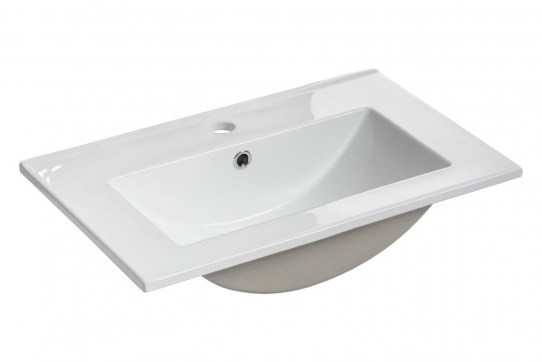 Ceramic Wash Basin Decorative Countertop Wash Basin White Built-in