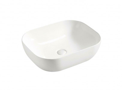 Modern ceramic washbasin decorative countertop basin white