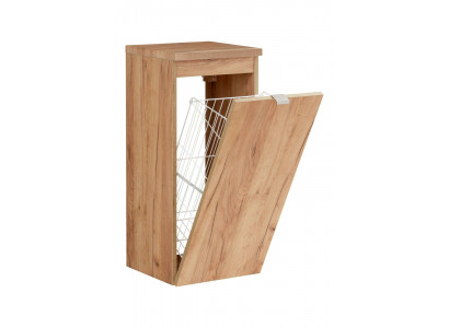 Universal wall cabinet bathroom furniture with a laundry basket