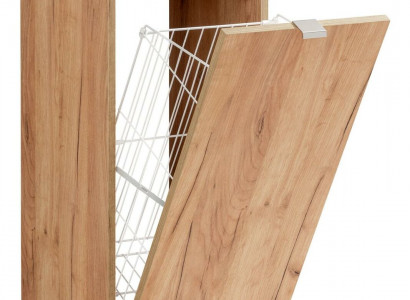 Universal wall cabinet bathroom furniture with a laundry basket
