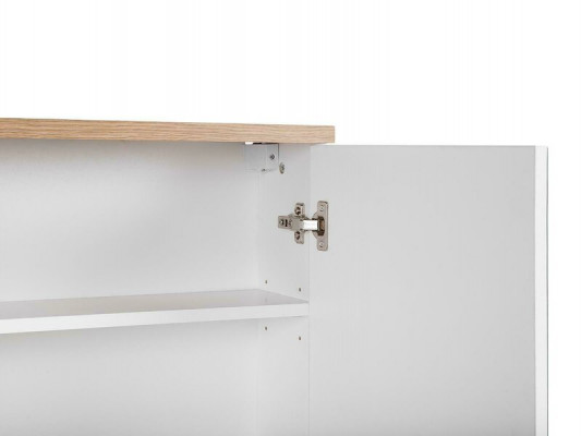 Mirror cabinet wall cabinet bathroom cabinet with mirror 80 cm