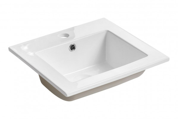 Ceramic Washbasin Sink Countertop Washbasin White Installation