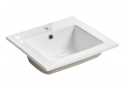 Ceramic Washbasin Sink Countertop Washbasin White Installation