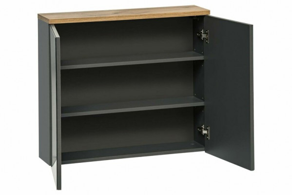Mirror cabinet wall cabinet bathroom cabinet with mirror 80 cm bath