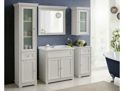 Design bathroom furniture bath 5-piece decor set cabinet washbasin