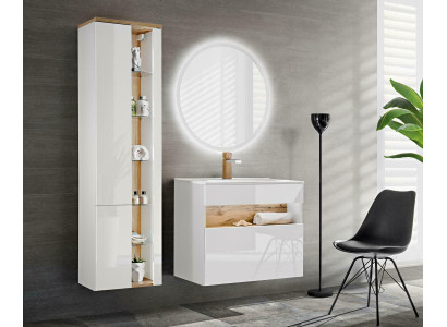 Design bathroom furniture set 3-piece cabinet washbasin