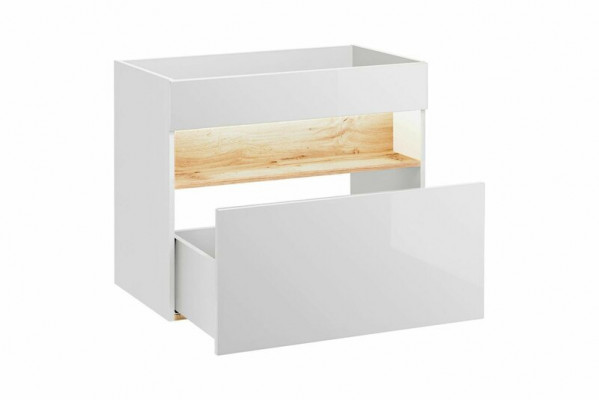 Design bathroom furniture set 3-piece cabinet washbasin