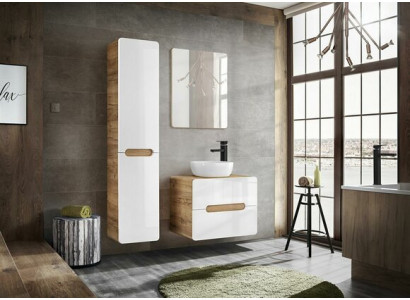 Design bathroom furniture bath set cabinet washbasin lighting