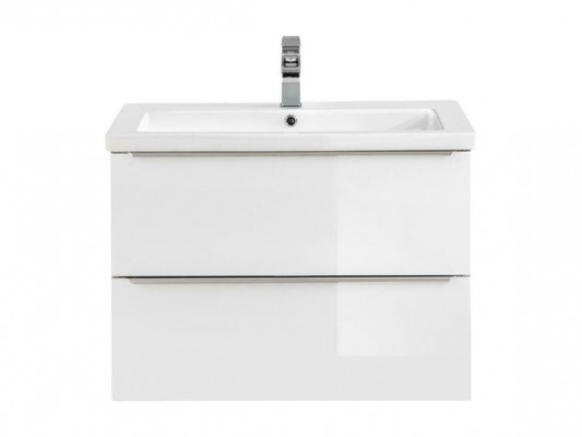 Bathroom furniture set 80cm sink with base cabinet, washbasin drawer, wall cabinet