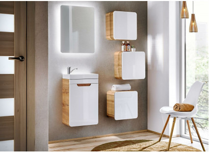 Design bathroom furniture bath 5-piece set cabinet sink