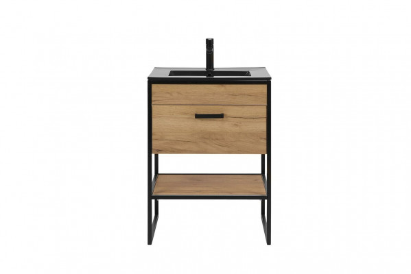 Bathroom furniture set 60cm sink with cabinet washbasin loft style