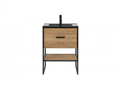 Bathroom furniture set 60cm sink with cabinet washbasin loft style