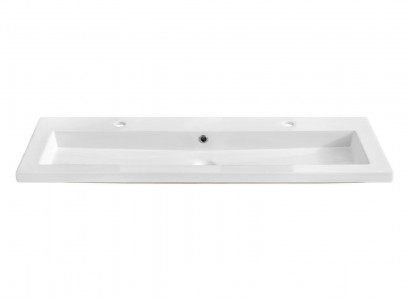Double washbasin ceramic washbasin built-in sink