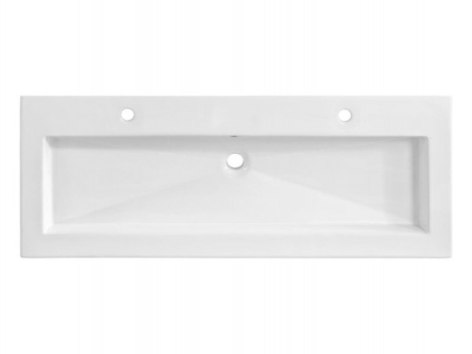 Double washbasin ceramic washbasin built-in sink