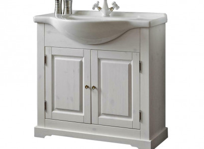 Country House Washstand Luxury Quality Wash Basin Sink with Base Cabinet 85x35x81