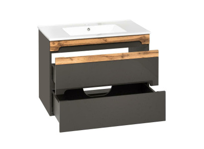 Bathroom furniture set 80cm sink with cabinet Modern decorative washstand