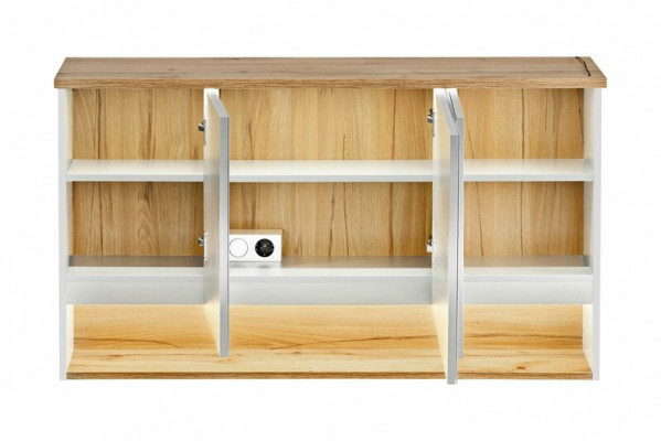 Mirror cabinet wall cabinet bathroom cabinet with mirror 120 cm LED