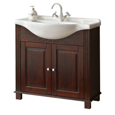 Bathroom furniture sink antique style basin with cabinet country house
