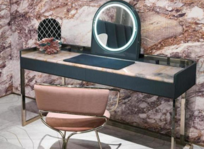 Bedroom furniture, dressing table, designer dressing chair, luxury wooden furniture