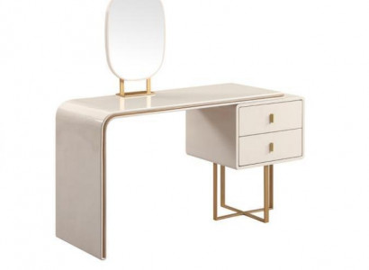 White dressing table bedroom furniture sideboard mirror 2-piece console