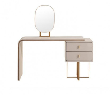 White dressing table bedroom furniture sideboard mirror 2-piece console