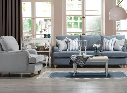 2-piece sofa set living room furniture three-seater sofa luxury armchair new