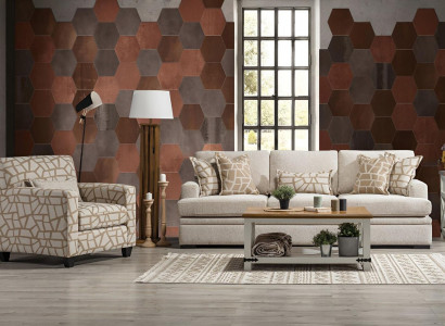 Living room furniture sofa set 2-piece three-seater sofa modern armchair design