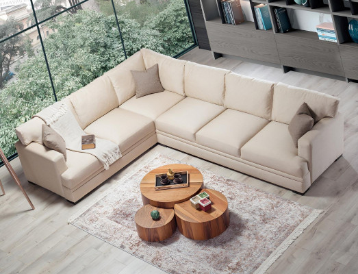 Sectional sofa living room design furniture luxury sofa L-shape modern interior