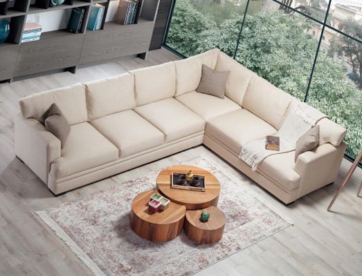 Sectional sofa living room design furniture luxury sofa L-shape modern interior