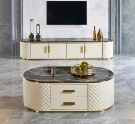 Coffee table living room design furniture table luxury side table wood modern