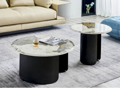 Luxury marble coffee table living room design coffee table furniture new
