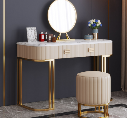 Designer vanity table cosmetics table mirror console bedroom new