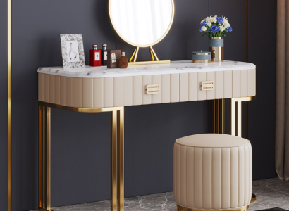 Designer vanity table cosmetics table mirror console bedroom new