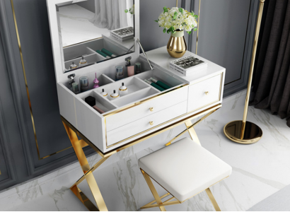 Makeup table white console tables bedroom table console furniture