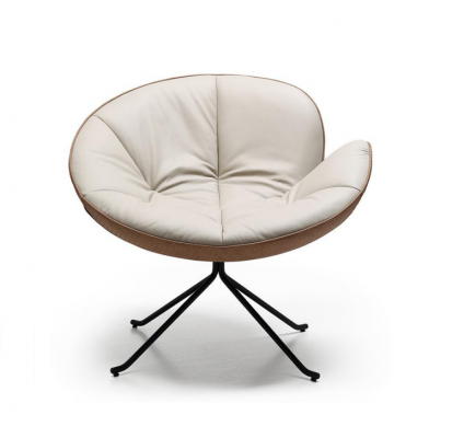 Armchair single-seater design living room upholstery wood single modern white new