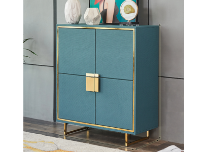 Modern sideboard blue living room dresser luxury shelves furniture new