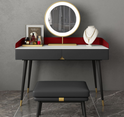 Vanity table wall mirror hairdresser console tables bedroom new