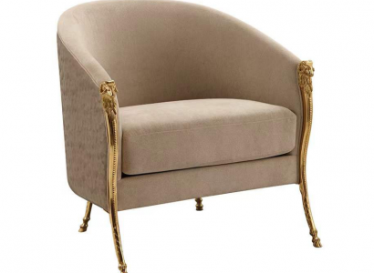 Luxury Designer Armchair Lounge Club Relax Living Room Upholstered Sofa Seat