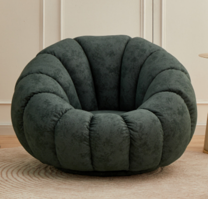 Armchair 1 Seat Textile Living Room Luxury Armchair Design Gray Modern New