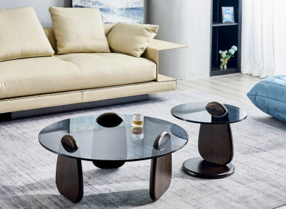 Round coffee table, side table, designer living room tables