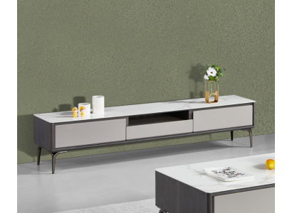 Modern lowboard luxury furniture RTV TV stand living room furniture gray