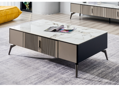 Coffee table living room design furniture table luxury side table wood modern