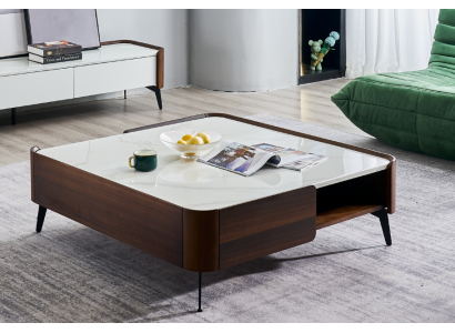 Luxury Italian coffee living room table real wood designer tables furniture