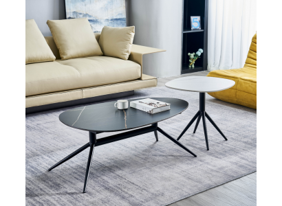 Set of 2 coffee tables side table designer living room table